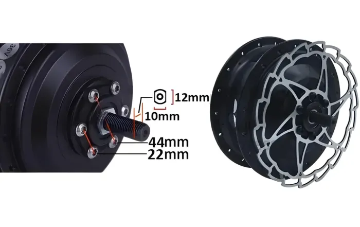 Мотор-колесо для велосипеда MXUS XF08C (36V 350W)